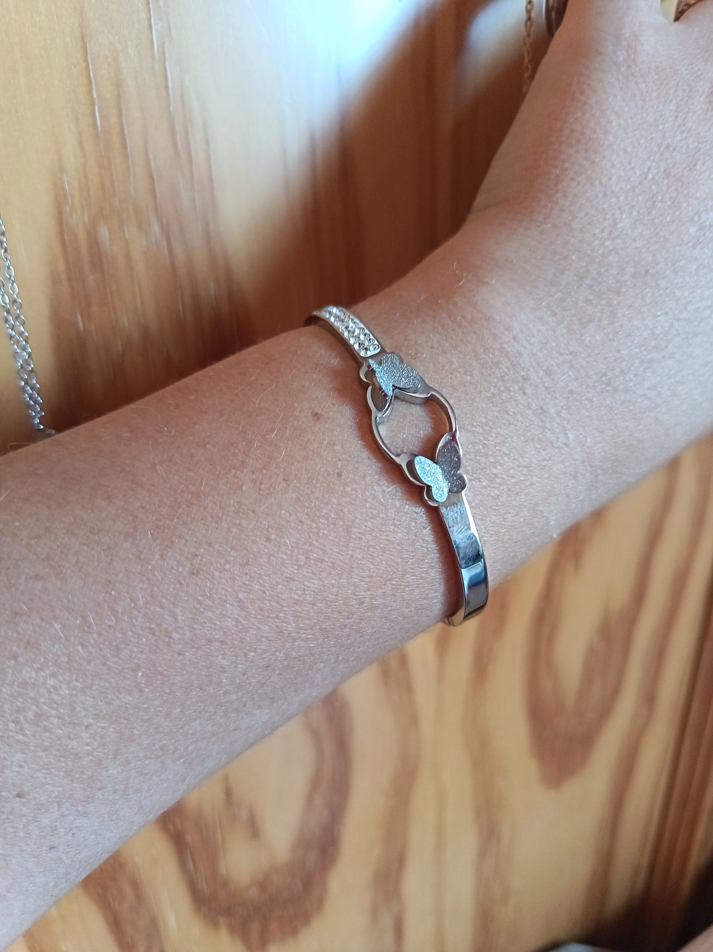 BRAZALETE MODELO MARIPOSAS BRILLO