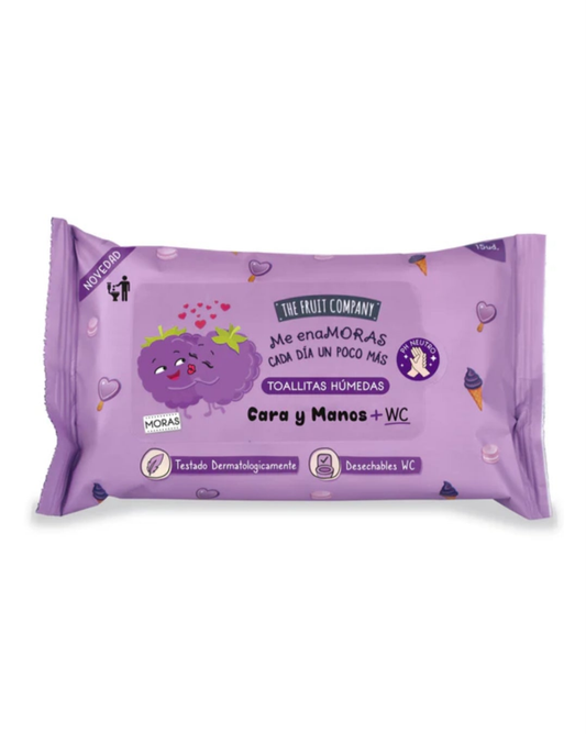 Toallitas húmedas de mora